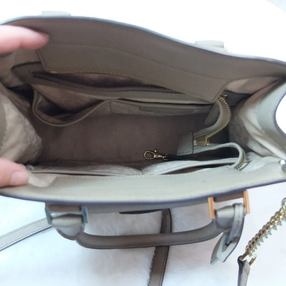 Michael Kors Dark Dune Bridgette Medium Saffiano Tote